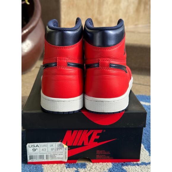 Air Jordan 1 David Letterman Size 9.5 Pre Owned - Picture 5 of 7